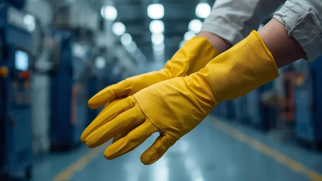 งานห้องแล็บ / งานผสมสาร ควรเลือกถุงมือกันสารเคมีแบบใช้ครั้งเดียวหรือใช้ซ้ำ