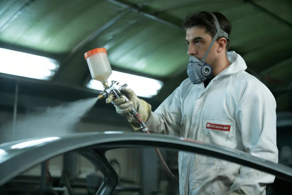 หน้ากากกันสารเคมีใช้กับงานพ่นสีได้หรือ