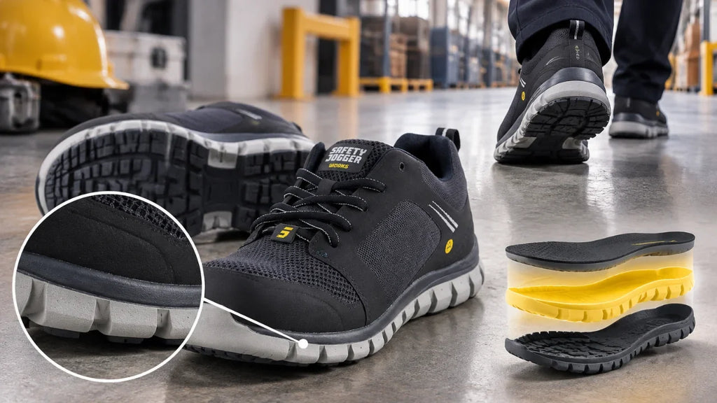Midsole รองเท้าเซฟตี้ ลดความเมื่อยล้าได้อย่างไร? เลือกแบบไหนดี