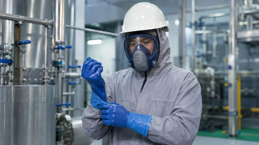 ใช้หน้ากากกันสารเคมีร่วมกับ PPE อย่างไรให้ปลอดภัยสูงสุด