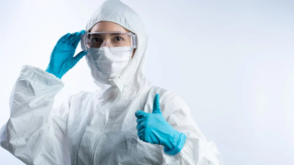 ชุด PPE ที่ควรใช้คู่กับ ถุงมือกันสารเคมี ในงานสารอันตรายมีอะไรบ้าง