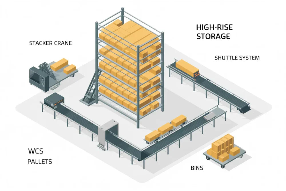 โครงสร้างหลักของระบบ ASRS มีอะไรบ้าง? เจาะลึกแต่ละส่วนประกอบ