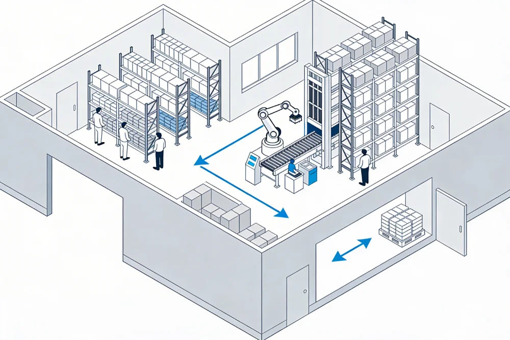 การวาง Layout คลังอัตโนมัติให้เหมาะกับธุรกิจขนาดกลาง