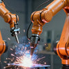 แขนหุ่นยนต์ ในงานเชื่อมและการผลิตชิ้นส่วนรถยนต์