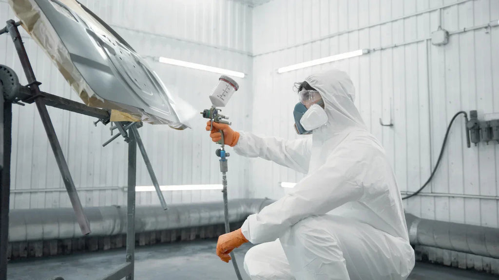 งานพ่นสีรถและพ่นสีอุตสาหกรรม ต้องใช้หน้ากากเซฟตี้พร้อมตลับกรองอะไร